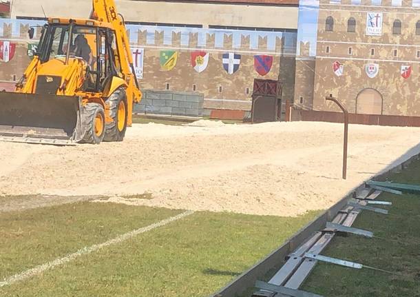 La sabbia è arrivata al Campo: si corre verso il Palio di Legnano