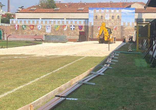 La sabbia è arrivata al Campo: si corre verso il Palio di Legnano