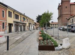 lavori piazza Italia samarate
