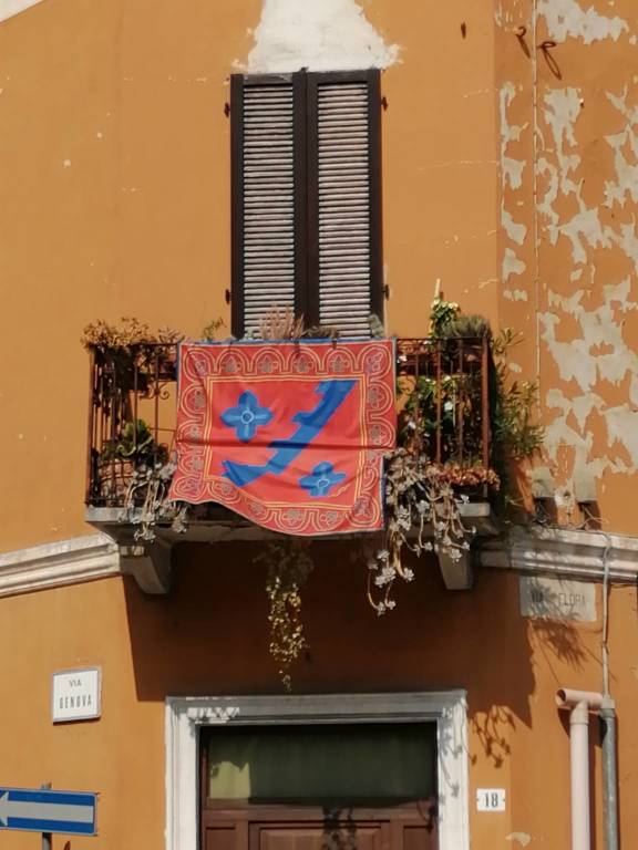 Le bandiere del Palio di Legnano in città