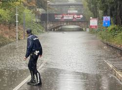 Maltempo e disagi, strade allagate a Busto Arsizio