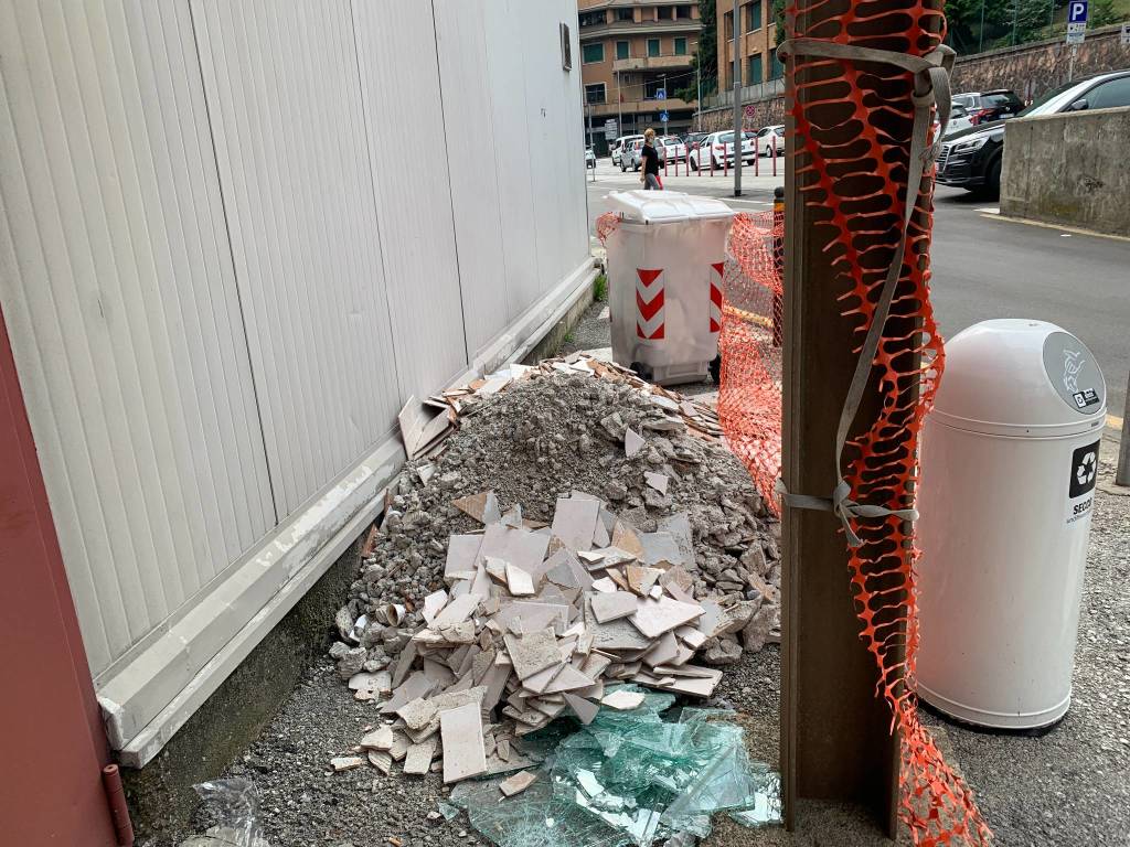 Nel teatro Apollonio in ristrutturazione