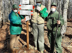 Nuovi cartelli lungo i sentieri del Parco del campo dei fiori