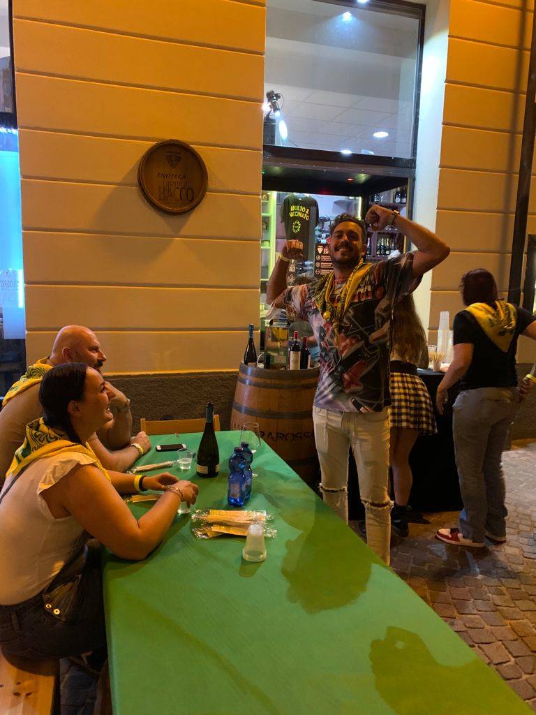 Palio di Legnano, cena alla contrada Sant'Ambrogio