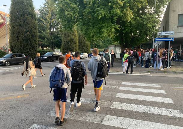 primo giorno di scuola a Varese