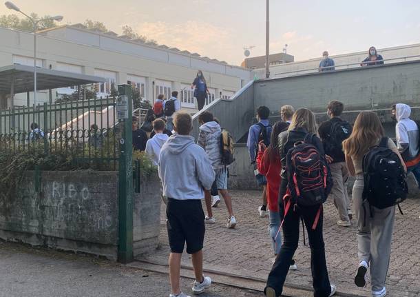 primo giorno di scuola a Varese