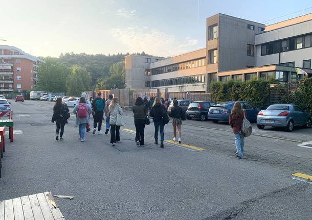 primo giorno di scuola a Varese