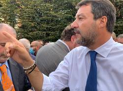 Salvini a Varese in piazza XX Settembre 