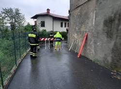 Smottamento a Daverio in località Dobbiate