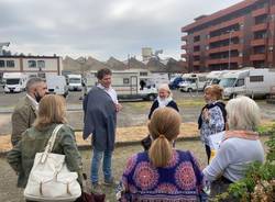 Tavazzi e Minonzio, lega: sopralluogo in piazzale Foresio a Varese
