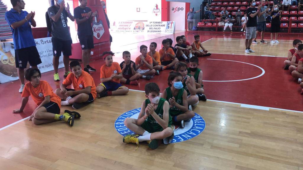 Torneo delle contrade con il Legnano Basket Knights