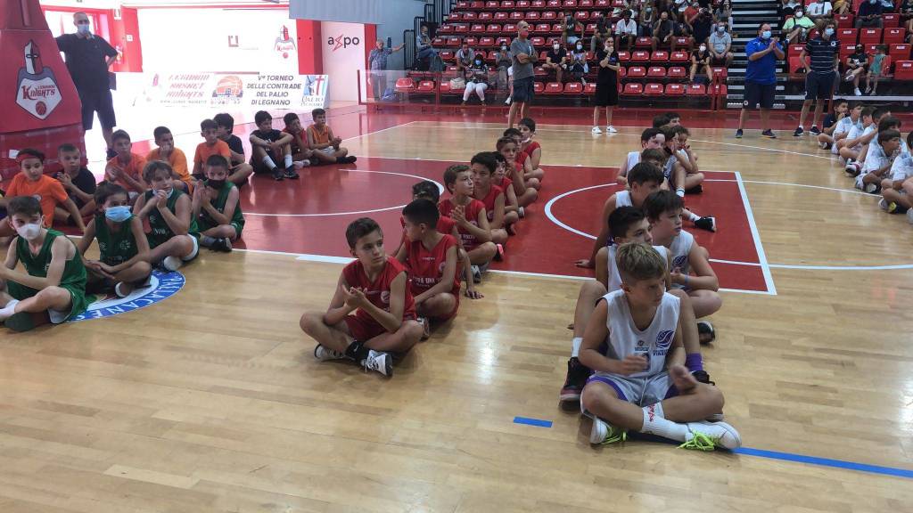 Torneo delle contrade con il Legnano Basket Knights