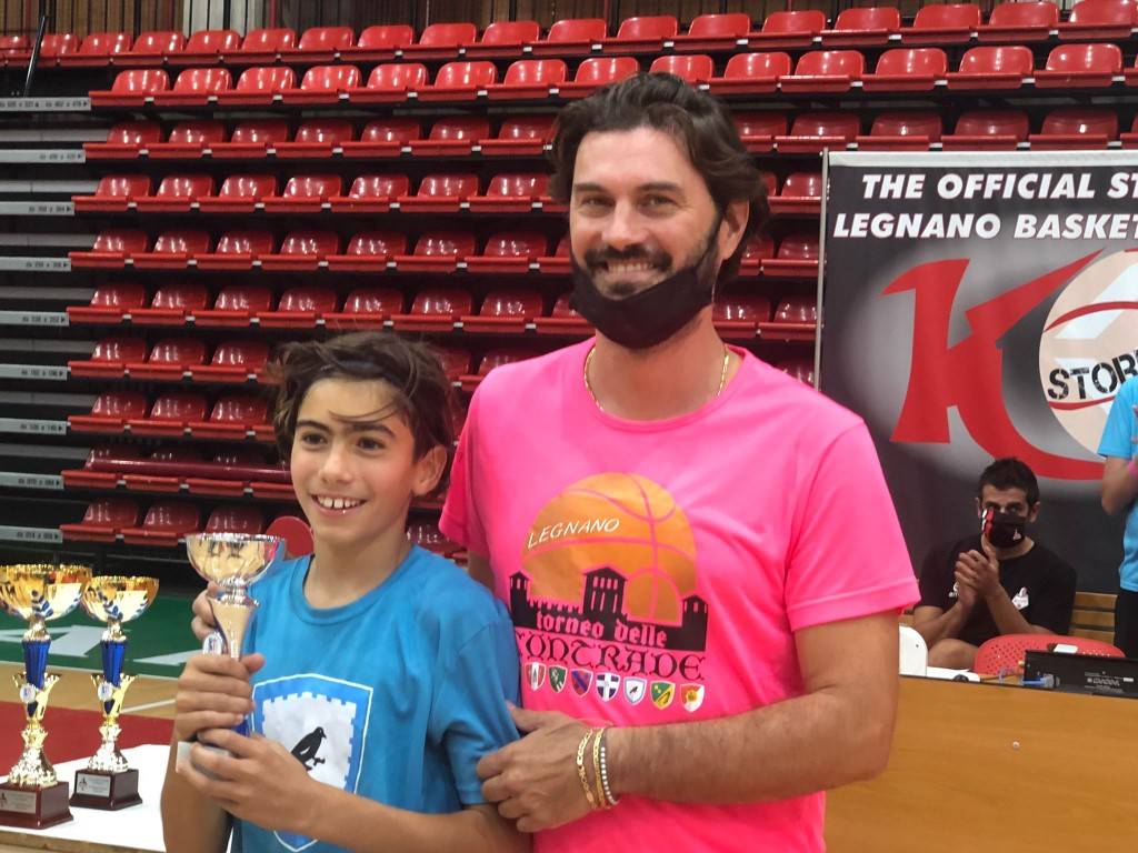 Torneo delle contrade con il Legnano Basket Knights, le premiazioni