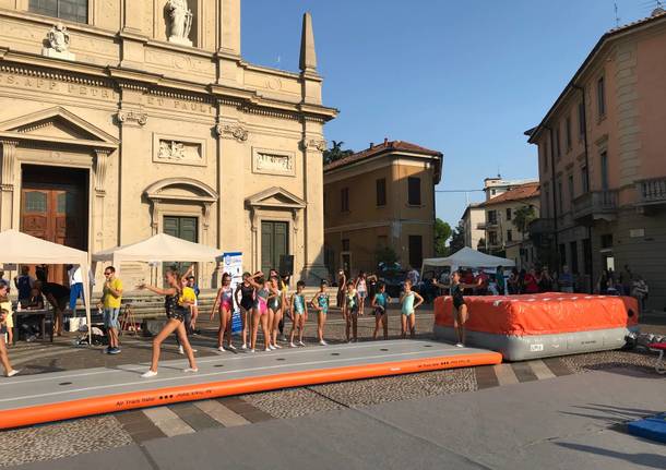 Una domenica di sport in centro a Saronno 