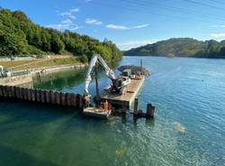 lavori diga miorina lago maggiore