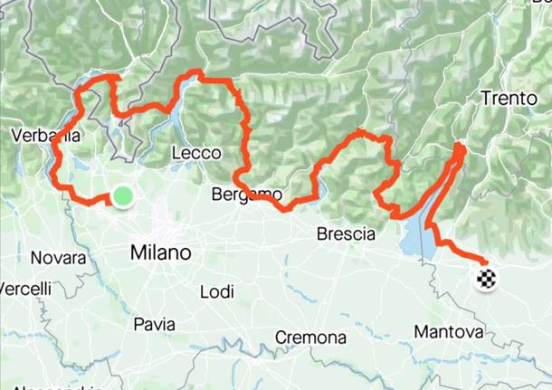 600 km in bici dal Lago Maggiore a Verona