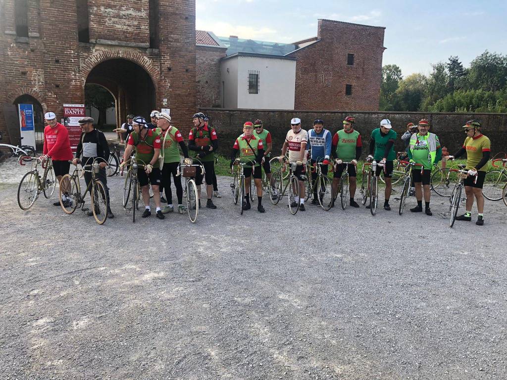 Bici storiche a Legnano, biciclettata