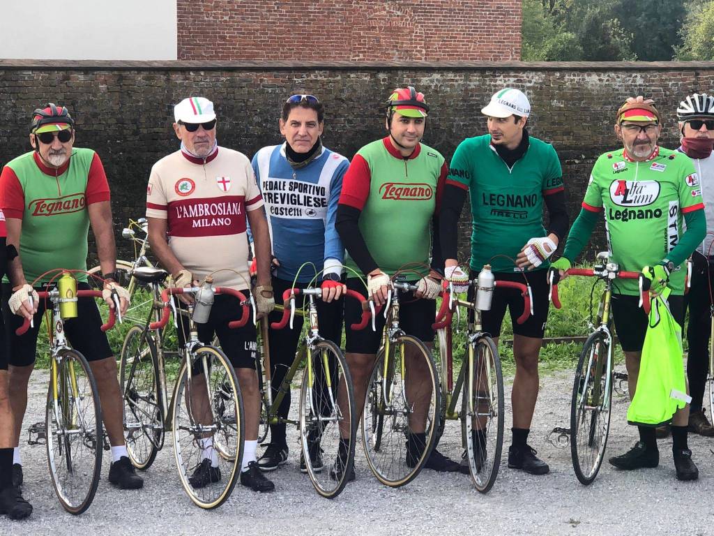 Bici storiche a Legnano, biciclettata