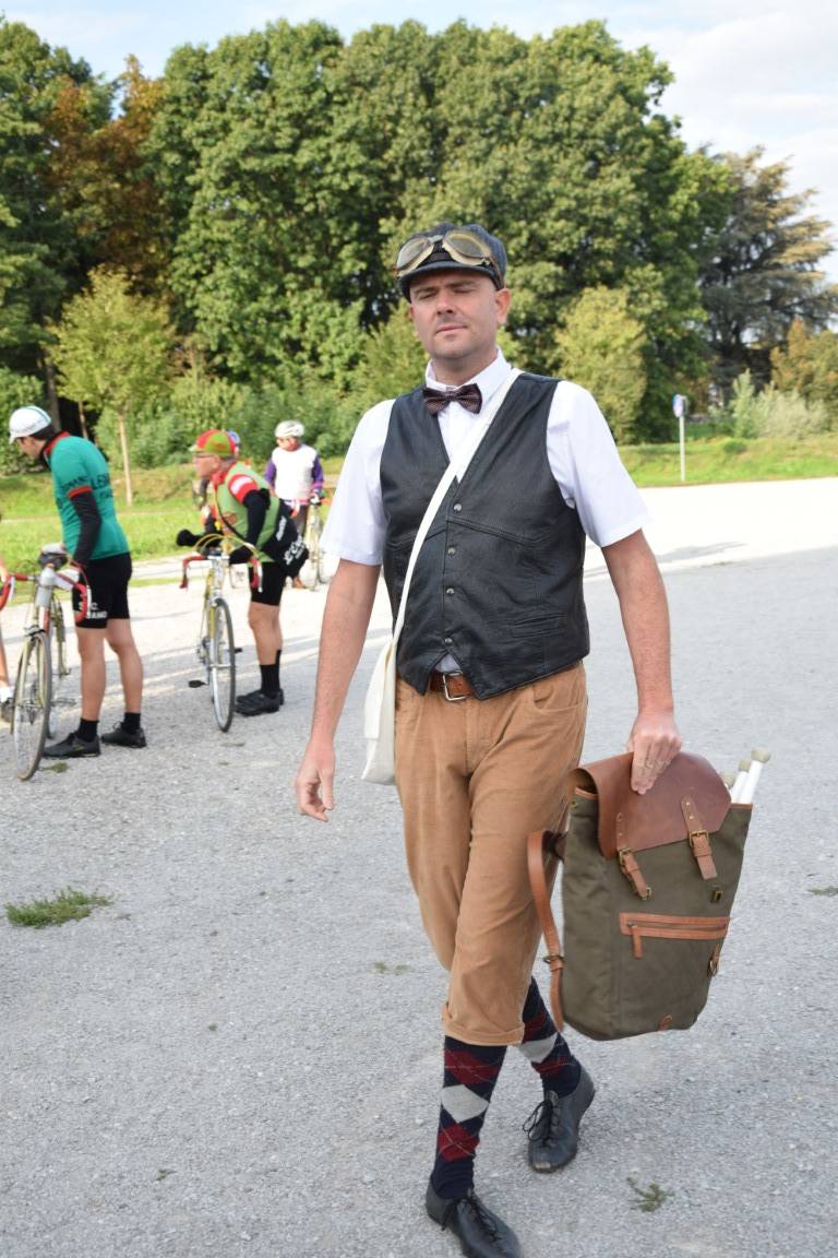 Bici storiche a Legnano, biciclettata