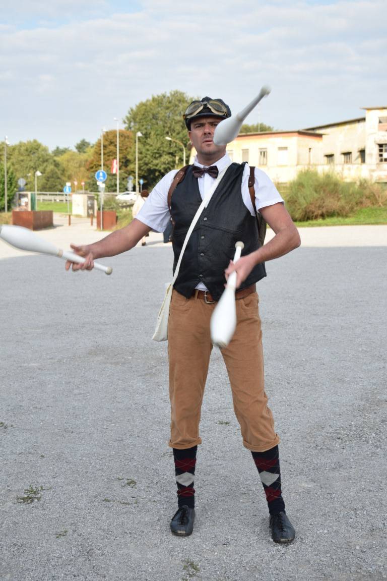 Bici storiche a Legnano, biciclettata