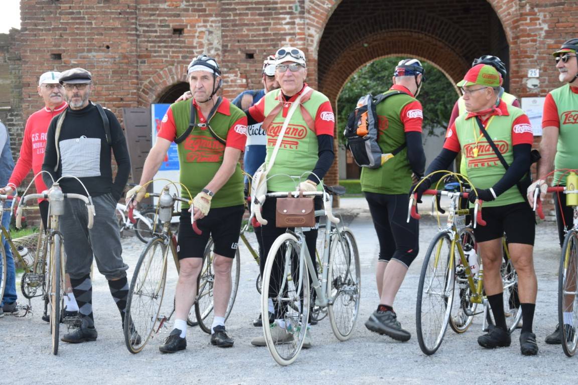 Bici storiche a Legnano, biciclettata