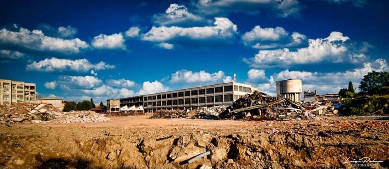 Cantiere aperto all'ex Cantoni di Saronno. Le fotografie di Luigi Palma 