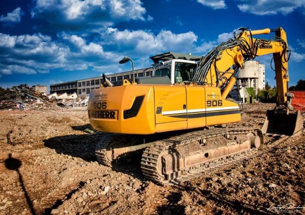 Cantiere aperto all'ex Cantoni di Saronno. Le fotografie di Luigi Palma 