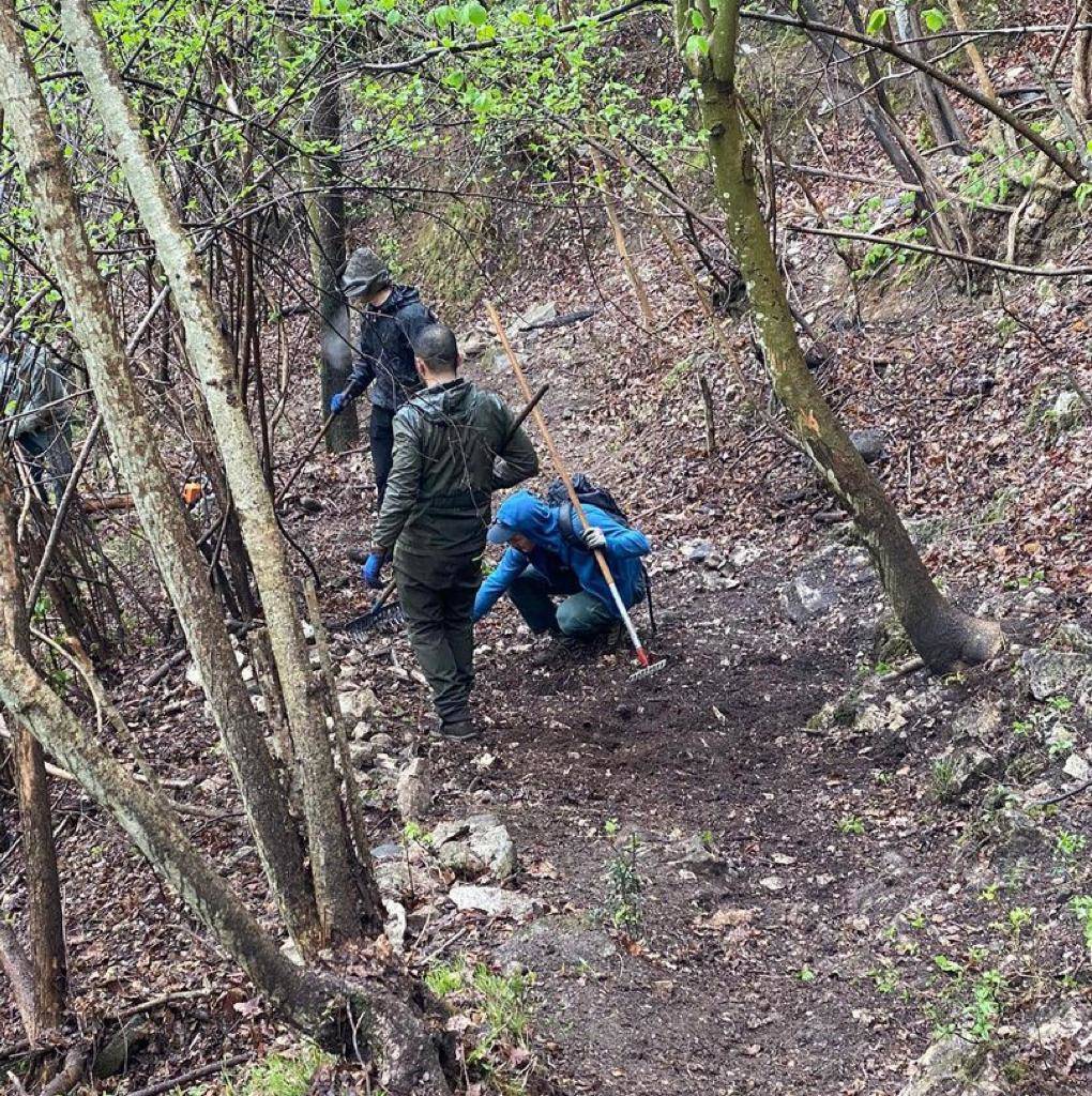 I \"Mufloni della Valcuvia\" da bikers a volontari salva sentieri