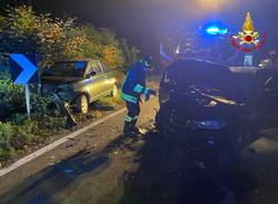 Incidente a Cadegliano Viconago, due auto distrutte