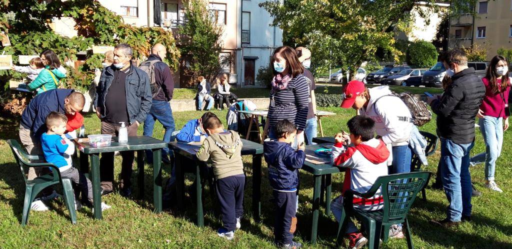 Castagnata al parco Robinson di Legnano 