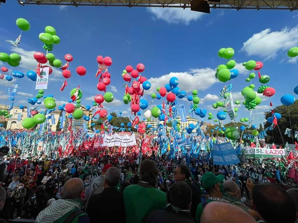 Cgil Legnano alla manifestazione antifascista a Roma 