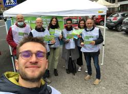 I volontari di Galimberti in piazza a Varese