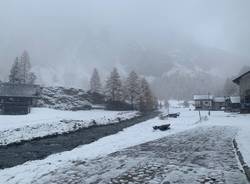 In Val d'Ossola è arrivata la neve