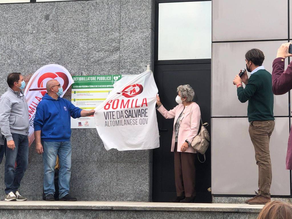 Inaugurazione nuovi DAE a Rescaldina