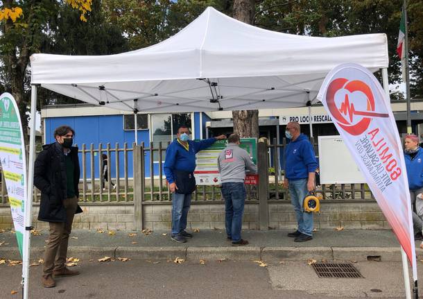 Inaugurazione nuovi DAE a Rescaldina