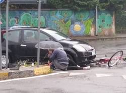 incidente cicilista bicicletta