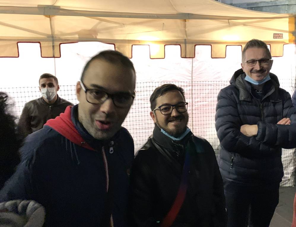 La conclusione della campagna elettorale del centrosinistra