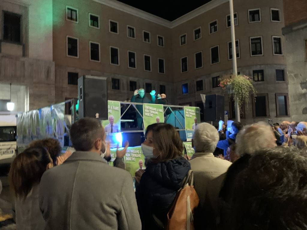 La conclusione della campagna elettorale del centrosinistra