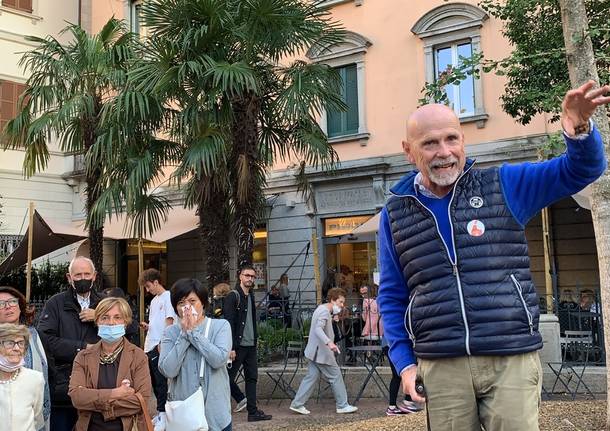 La lunga festa a Varese per le chiusure della campagna elettorale