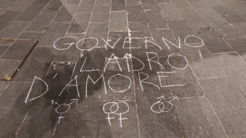 La piazza di Varese per il DDL Zan