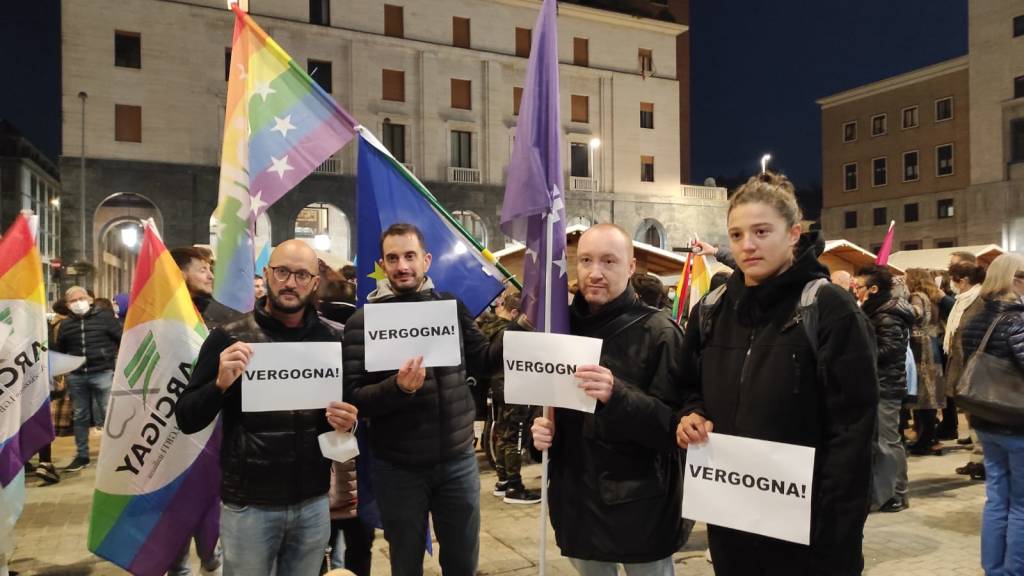 La piazza di Varese per il DDL Zan