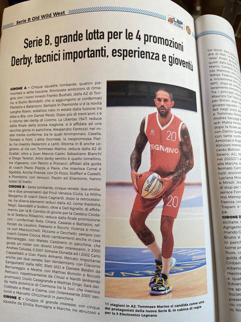 Legnano Basket, presentazione serie B