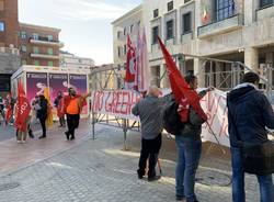 Manifestazione Cobas a Varese