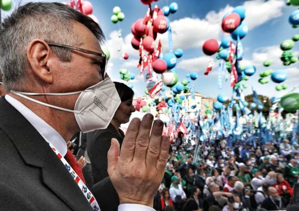 Cgil, Cisl e Uil in piazza a Roma