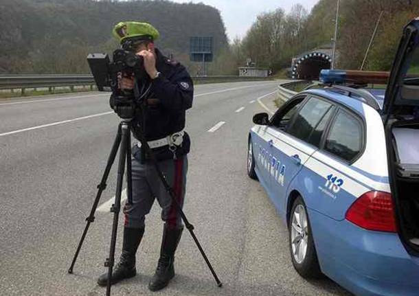 Polizia stradale autovelox controlli della velocità