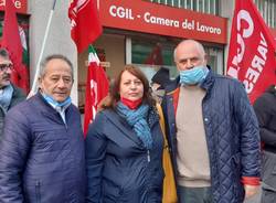 Presidi nelle sedi Cgil di Varese Busto Gallarate e Saronno