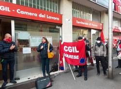 Presidi nelle sedi Cgil di Varese Busto Gallarate e Saronno