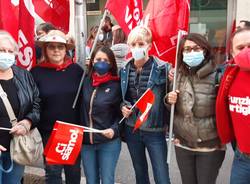 Presidi nelle sedi Cgil di Varese Busto Gallarate e Saronno