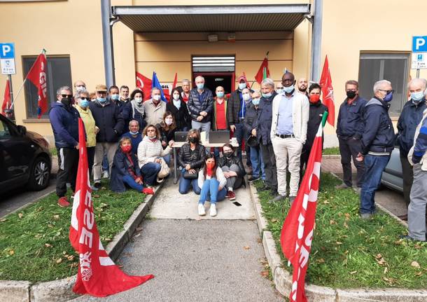 Presidi nelle sedi Cgil di Varese Busto Gallarate e Saronno