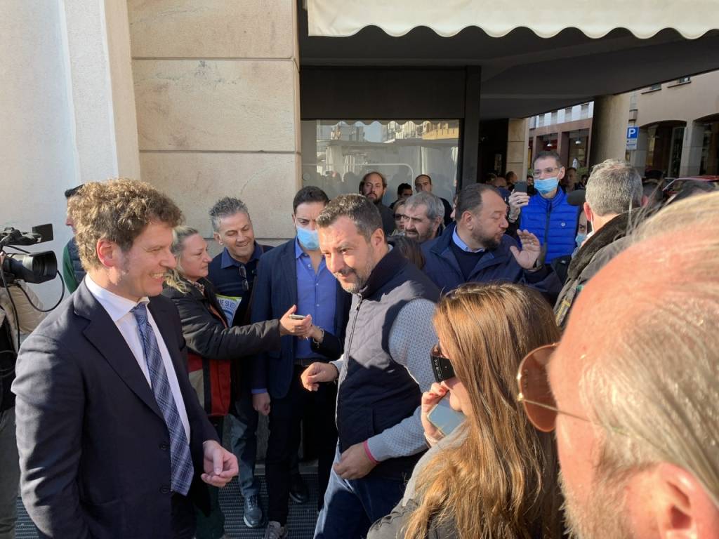 Salvini torna a Varese per sostenere Matteo Bianchi